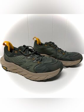 Hoka One One Anacapa Low GTX Green Sneakers Size 10.5